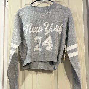 No Boundaries Gray New York 24 Sweatshirt